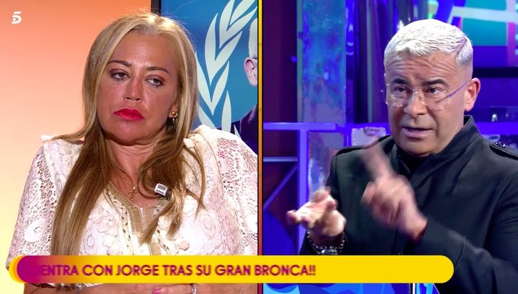 Jorge Javier Vázquez desvelando el contenido de su mensaje / Telecinco.es