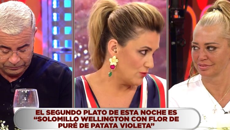 Belén y Jorge escuchan las valoraciones de su plato | Foto: telecinco.es