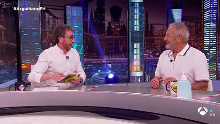 Karlos Arguiñano charlando con Pablo Motos en 'El Hormiguero'/ Foto: Antena 3