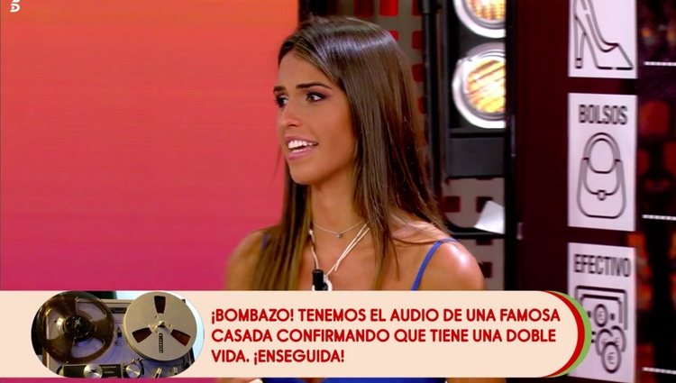 Sofía Suescun hablando de lo que le han robado / Telecinco.es