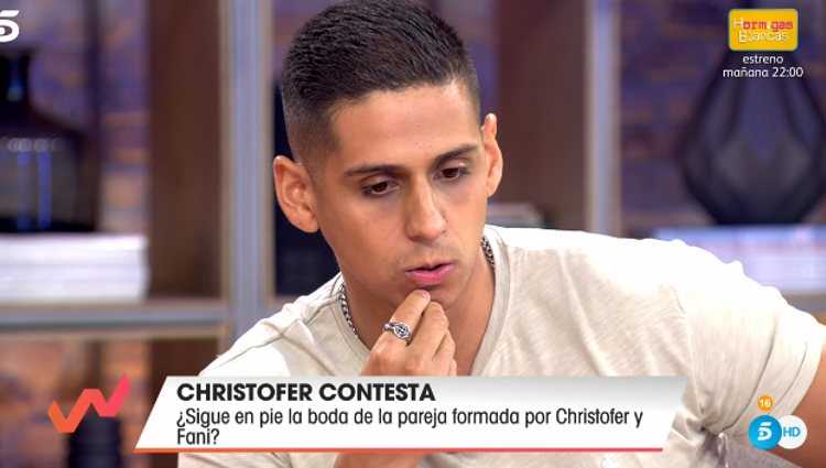 Christofer explica la situación | Foto: telecinco.es