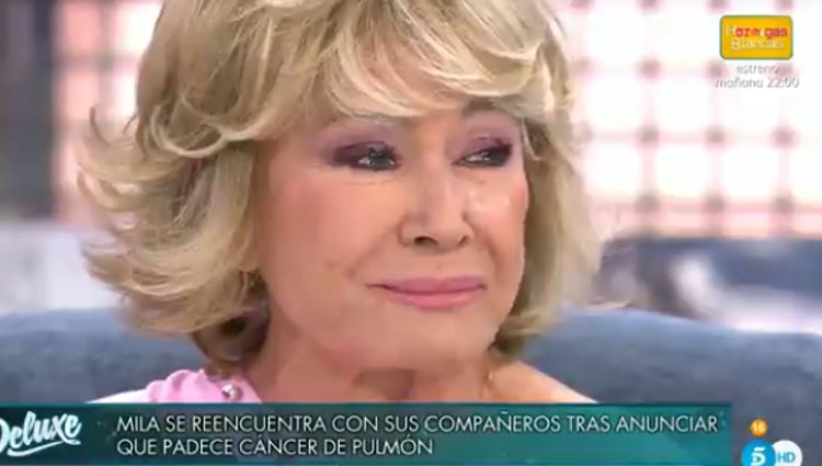 Mila Ximénez ha entrado muy emocionada al programa | Foto: telecinco.es