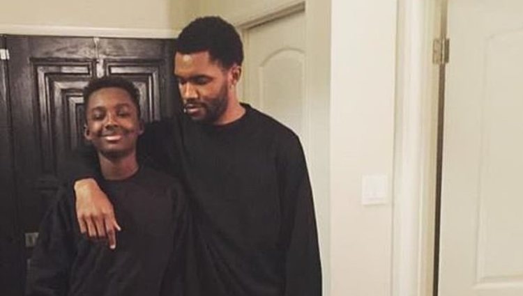 Frank Ocean junto a su hermano pequeño, Ryan Breaux | Foto: Instagram