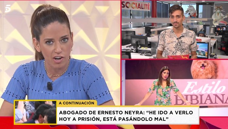 Nuria Marín hablando de elayo Díaz/ Foto: telecinco.es