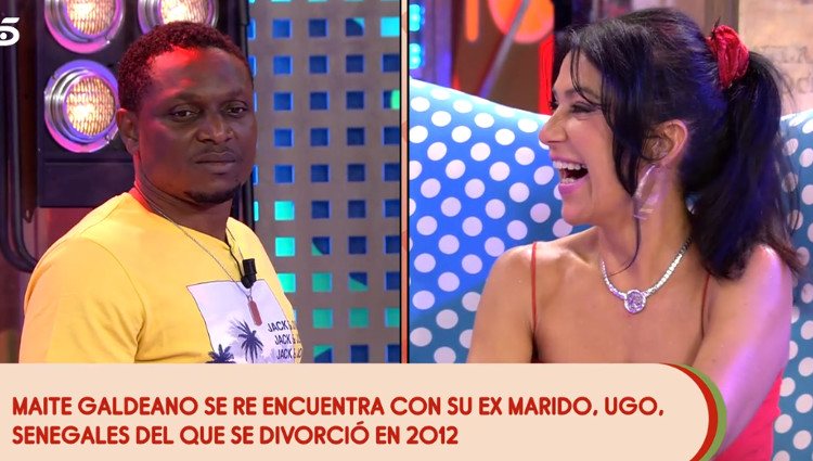 Maite Galdeano se reencuentra con su exmarido | Foto: telecinco.es