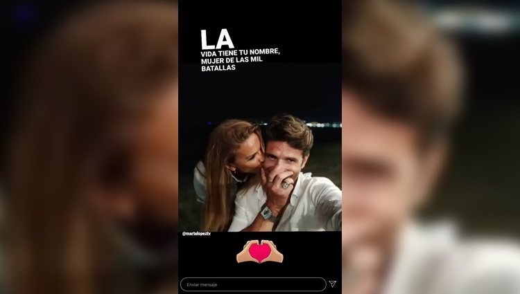 Los momentos románticos de Efrén y Marta en las redes sociales / Instagram