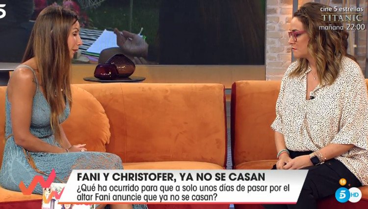 Fani cuenta que ya no se casan | Foto: telecinco.es