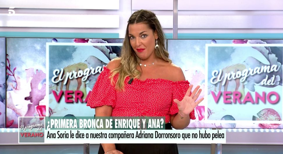 Ana Soria desmiente que algo de lo que se ha dicho sea cierto | Foto: Telecinco.es