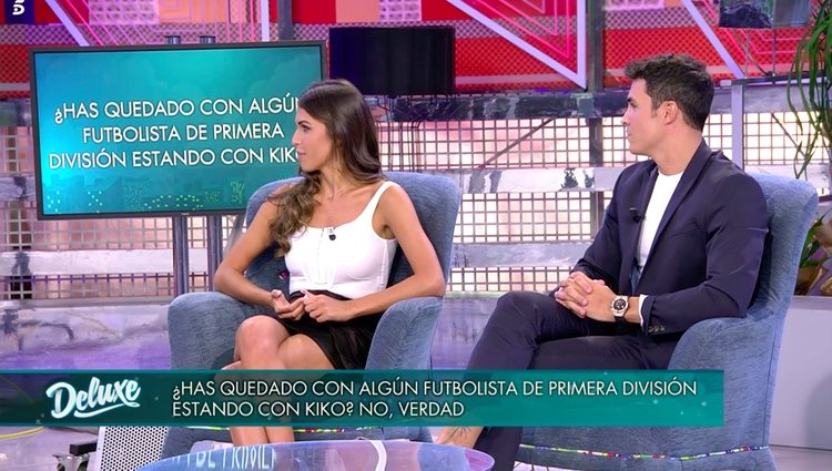 Sofía Suescun y Kiko Jiménez en el polígrafo del 'Deluxe' / Telecinco.es