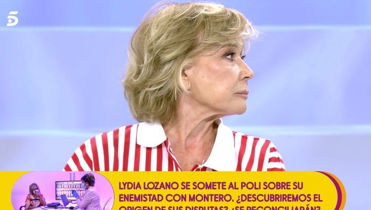 Mila Ximénez explica la situación con María Patiño | Foto: telecinco.es