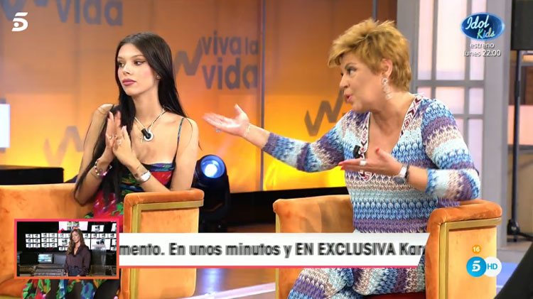 Terelu Campos y Alejandra Rubio en 'Viva la vida'