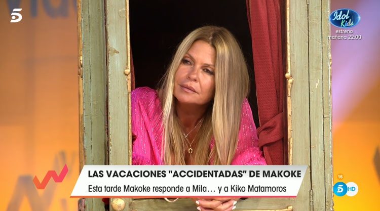 Makoke responde a Mila Ximénez en 'Viva la vida'