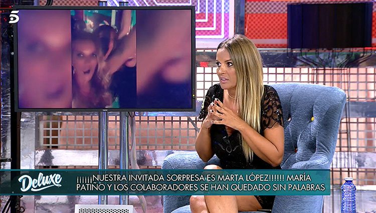 Marta López en 'Sábado Deluxe'/ Foto: telecinco.es