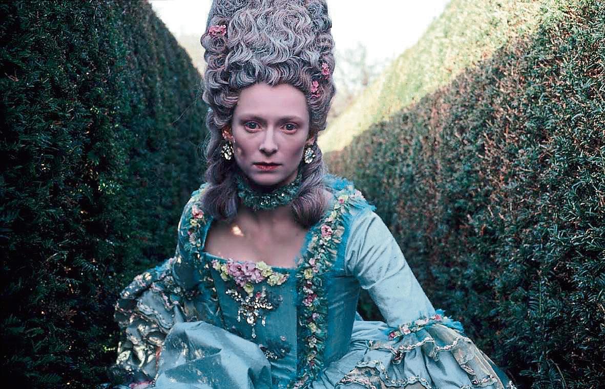 Tilda Swinton en un fotograma de 'Orlando'