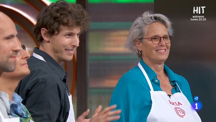 Lucía Dominguín y Nicolás Coronado en 'Masterchef Celebrity 5' / RTVE.es