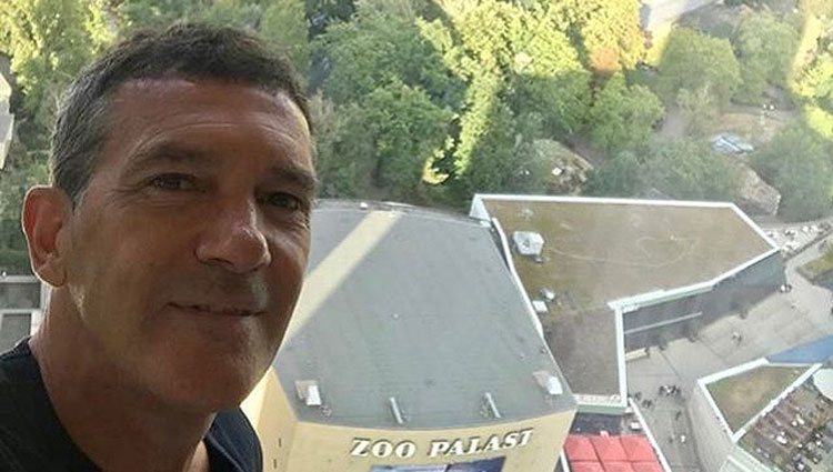 Antonio Banderas en su viaje a Berlín/ Foto: Instagram