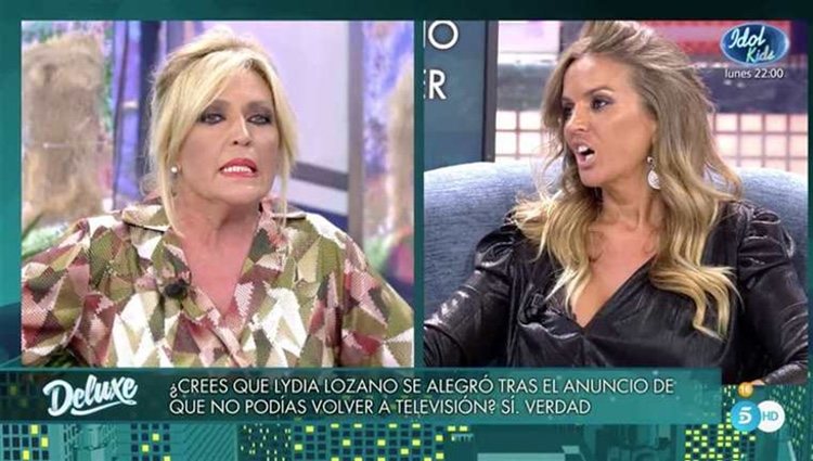 Lydia Lozano y Marta López, a la gresca / Telecinco.es