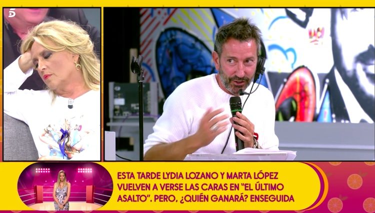 David Valldeperas contando ese encuentro con Charly y Lydia / Telecinco.es