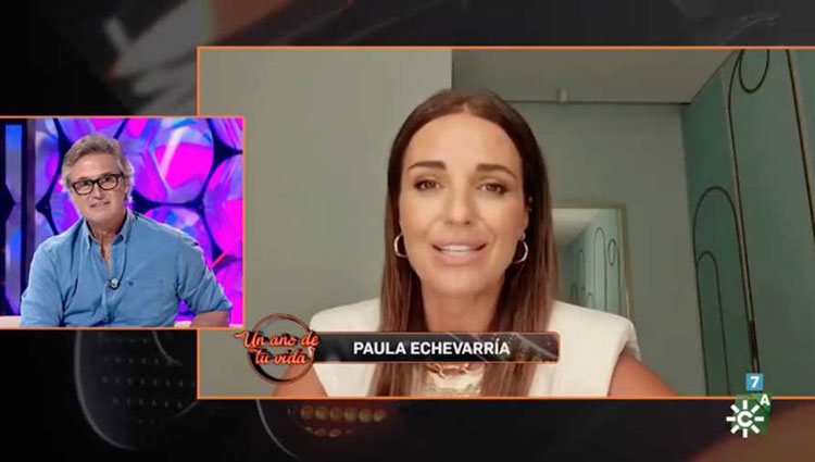 Poty Castillo recibe un mensaje de Paula Echevarría/ Foto: Canal Sur