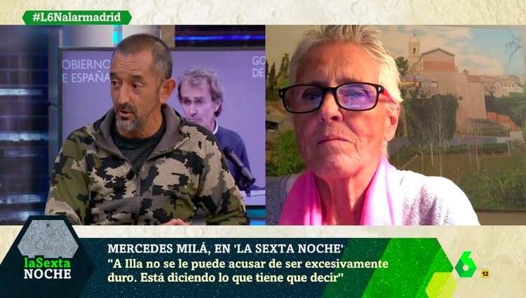 Mercedes Milá viendo al doctor Cavadas en 'El hormiguero' / Lasexta.com