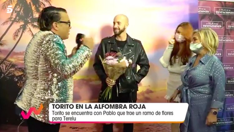 Carmen Borrego y Alejandra Rubio conociendo a Pablo / Telecinco.es