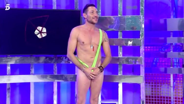 Antonio David Flores con el bañador de Borat / Telecinco.es