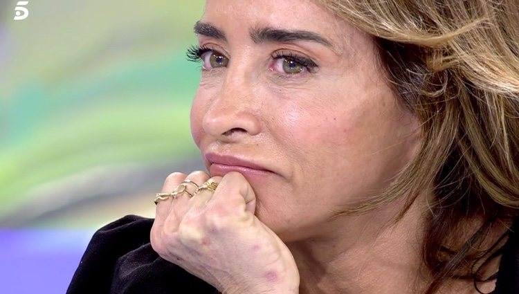 María Patiño, emocionada | Foto. telecinco.es