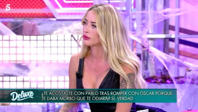 Mayka hablando de su encuentro con Pablo / Telecinco.es