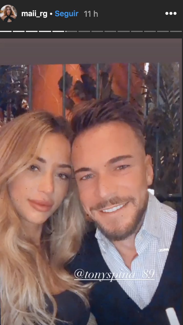 Mayka y Tony Spina ya presumen de relación en las redes sociales | Foto: Instagram