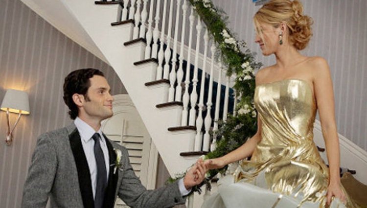 Fotograma de la boda de Dan Humphrey y Serena