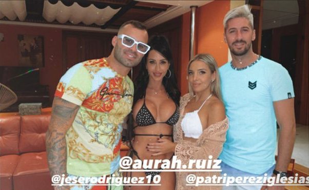 Aurah Ruiz y Jesé Rodríguez juntos/ Foto: Instagram