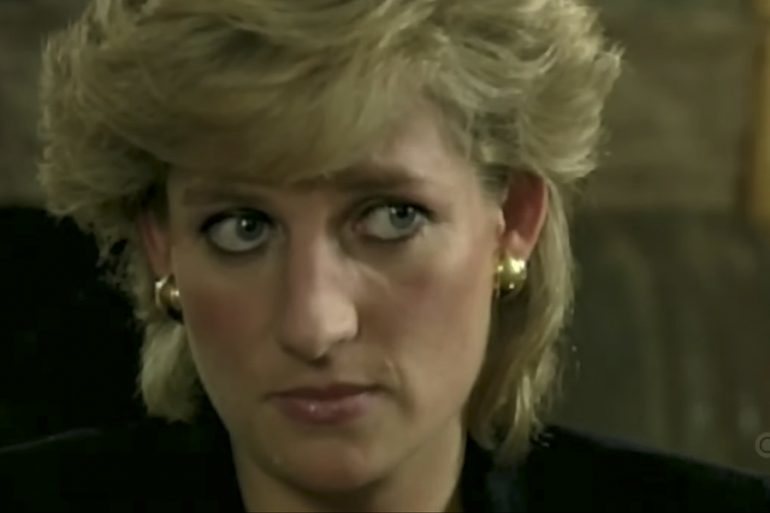 Lady Di durante la entrevista. con 'Panorama' | Foto: BBC