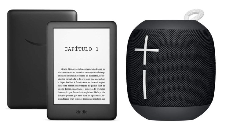 Kindle y altavoz