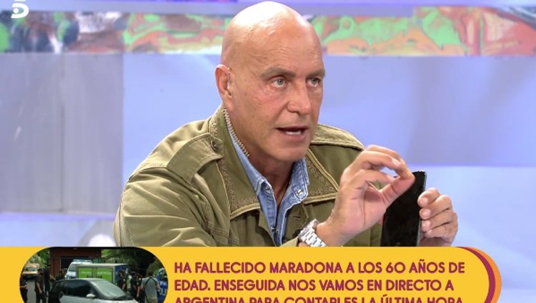 Kiko Matamoros da su información | Foto: telecinco.es