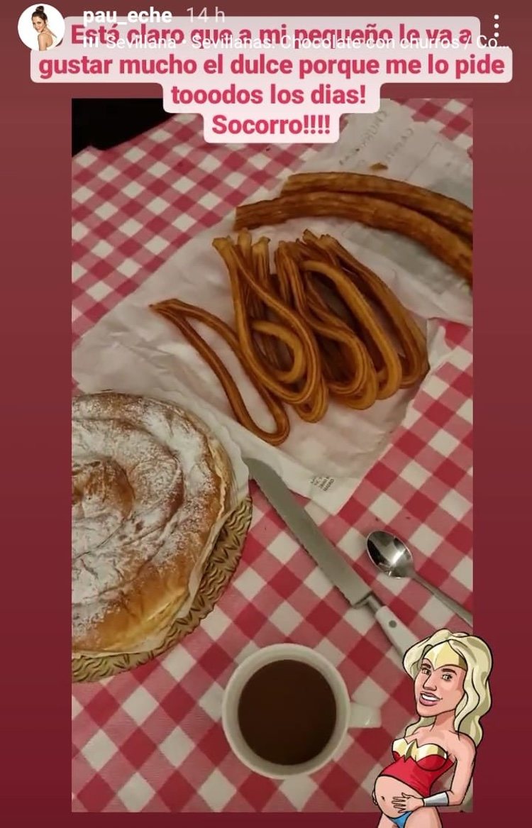 La merienda más dulce de Paula Echevarría / Instagram