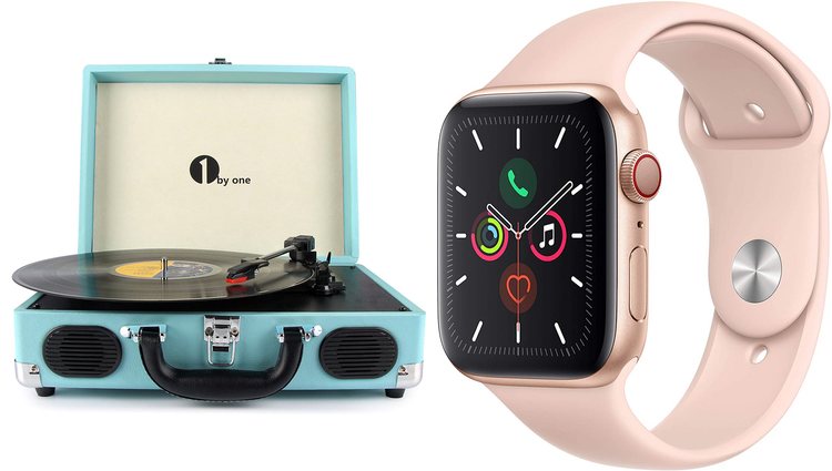 Tocadiscos y Apple Watch