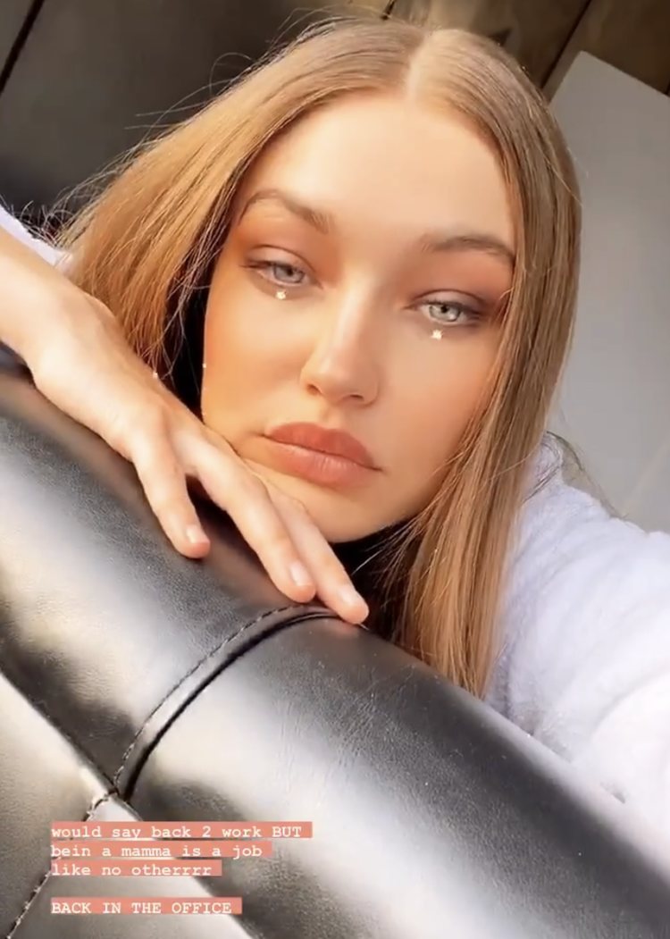 Gigi Hadid anuncia su regreso a las sesiones de fotos | Foto: Instagram