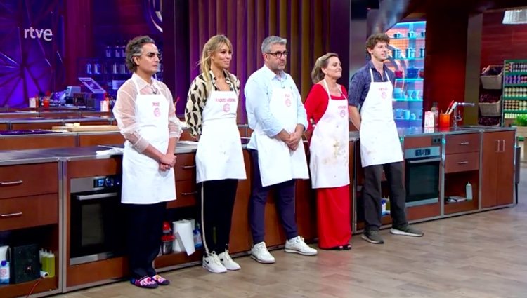 Los 5 finalistas de 'Masterchef Celebrity' / RTVE.es