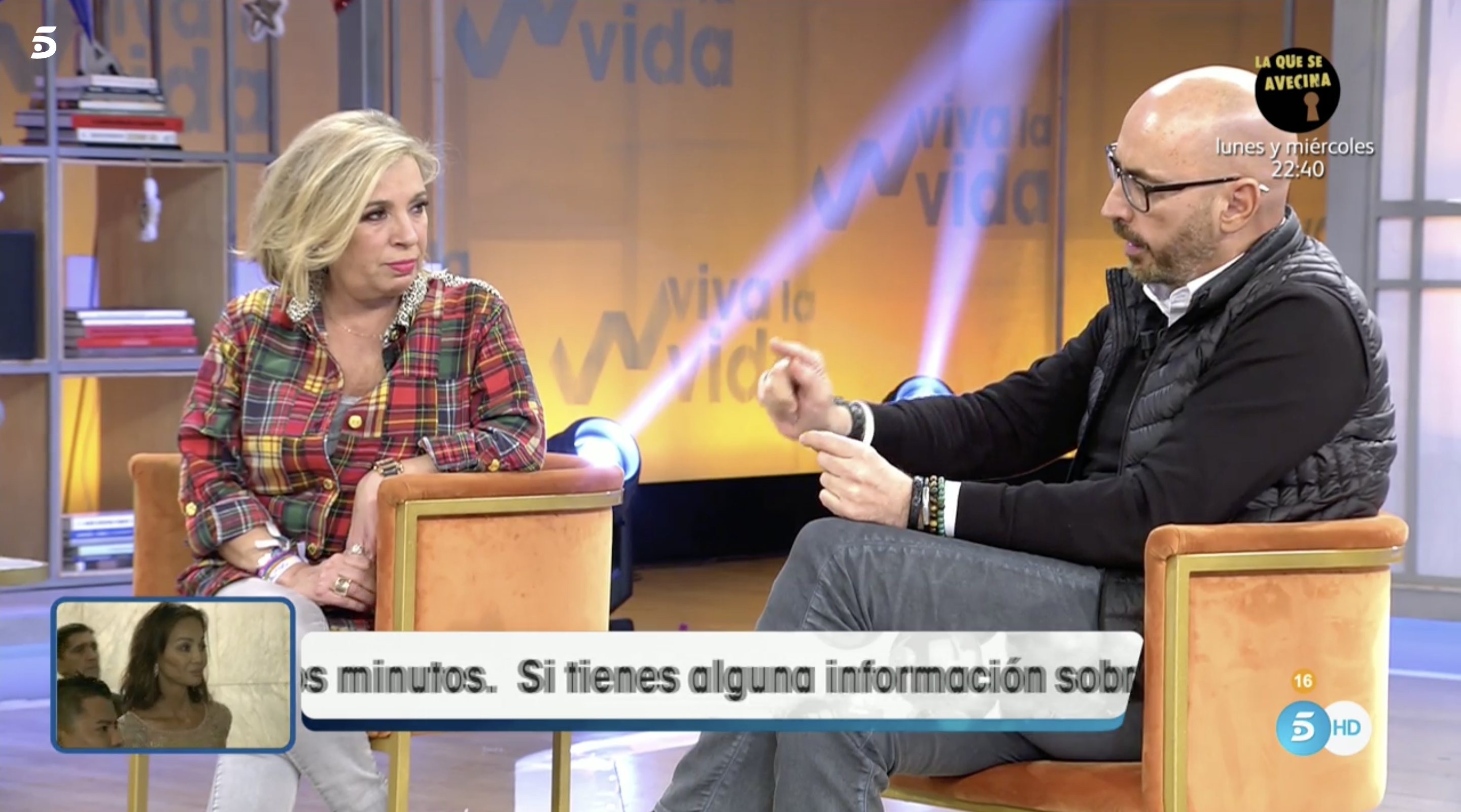 Carmen Borrego y Diego Arrabal intentaron enterrar el hacha de guerra | Foto: Telecinco.es