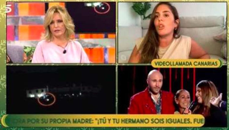 Anabel Pantoja se enfrenta a sus compañeros en 'Sálvame'/Foto:Telecinco.es