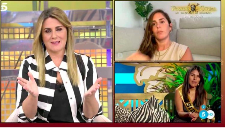 Anabel Pantoja se enfrenta a sus compañeros en 'Sálvame'/Foto:Telecinco.es