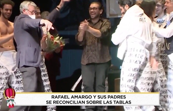 Rafael Amargo bailando con su padre/ Foto: telecinco.es