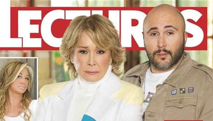 Mila Ximénez y Kiko Rivera en la portada de Lecturas