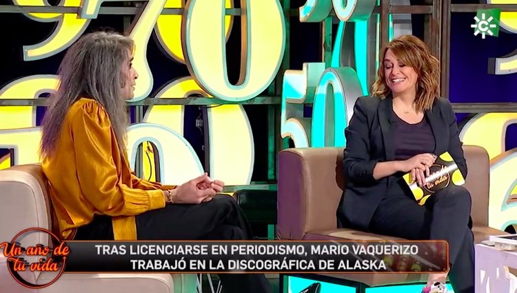 Toñi Moreno entrevista a Mario Vaquerizo /Foto:Canal Sur