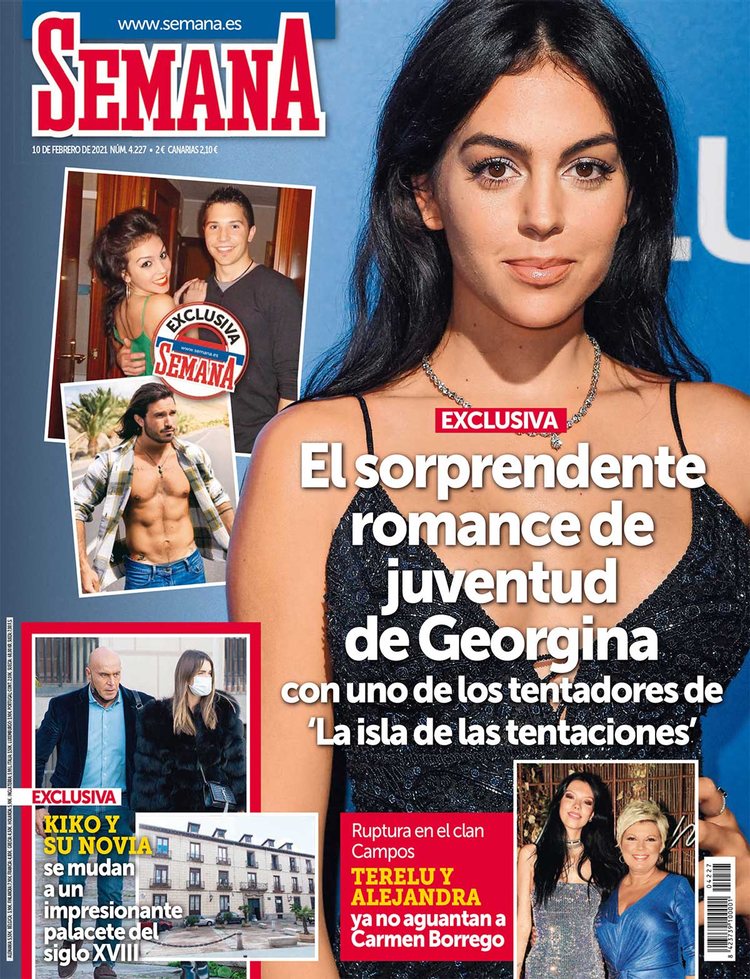 Georgina y Javi, juntos cuando erán dos adolescentes | Foto: Revista Semana