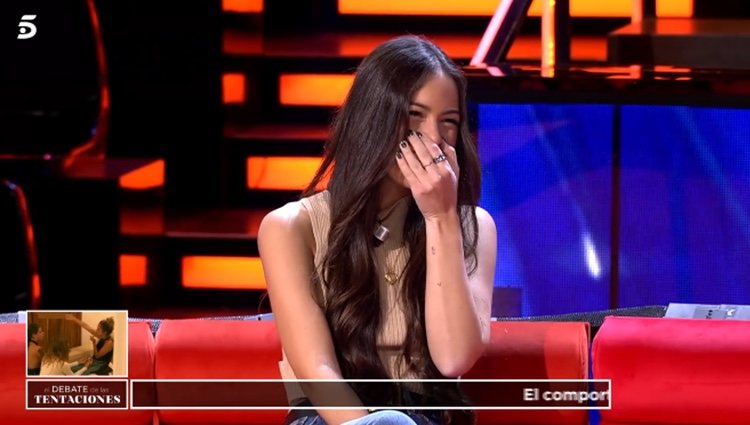 Melyssa riéndose del baile de Tom / Telecinco.es