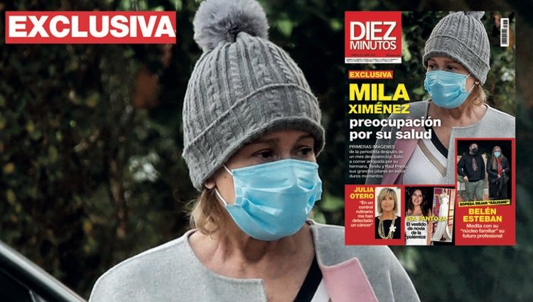 Mila Ximénez en la portada de Diez Minutos