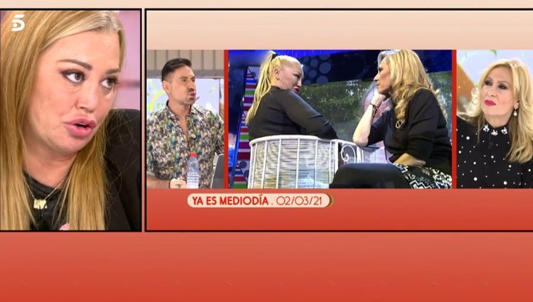 Belén Esteban respondiendo a Rosa Benito / Telecinco.es