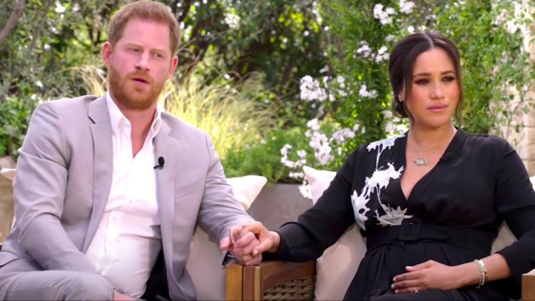 Los Duques de Sussex en su entrevista con Oprah Winfrey