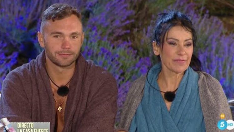 Maite Galdeano y Cristian Suescun en 'La casa fuerte' / Telecinco.es